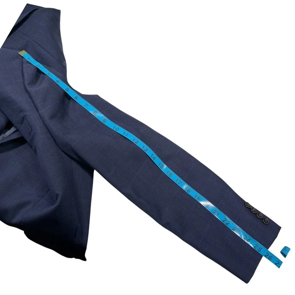 Lauren Ralph Lauren 42L‎ 36x32 Blue 2-Piece Suit Set Wool Blend Professional